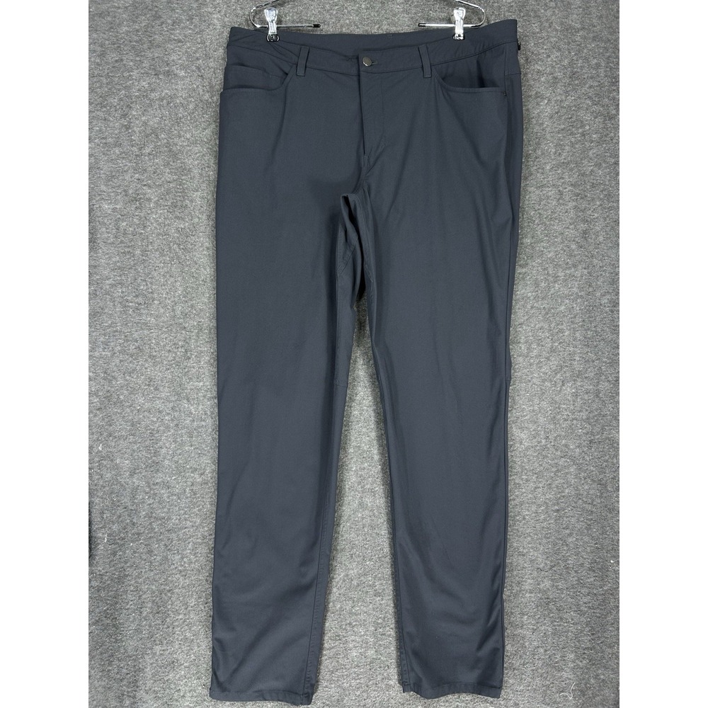 Lululemon ABC Pant Mens 38x36 Obsidian Classic Fit Stretch Golf Chino Preppy
